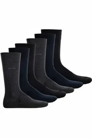 HUGO BOSS Kurzsocken Herren Socken 6er Pack Baumwollmischung (Packung, 6er Pack) schwarz 39-42