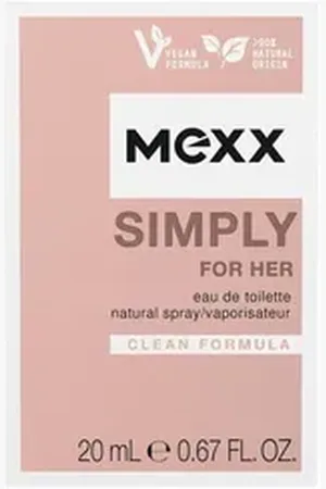 Mexx Eau de Toilette Simply for Her Eau de Toilette Damenduft Glasflakon 20 ml