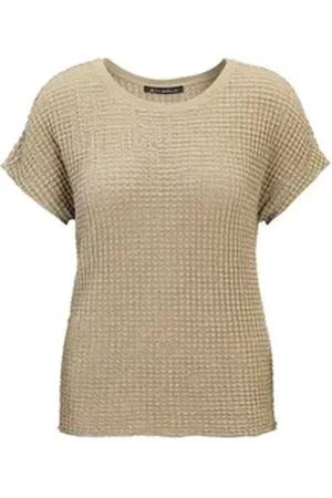 Betty Barclay Kurzarmhemd Shirt Kurz 1/2 Arm braun 40