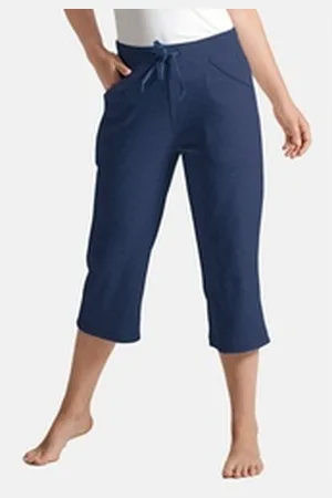 HAJO Jogginghose Klima Komfort (1-tlg) Freizeit / Jogginghose - Baumwolle - Atmungsaktiv blau 42