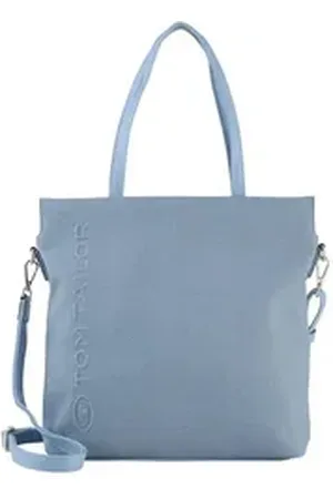 TOM TAILOR Shopper TTROSA M Zip Shopper mit doppeltem Riemen blau