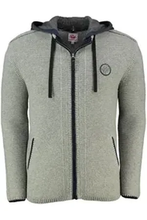 SPIETH & WENSKY Trachtenstrickjacke grau XL