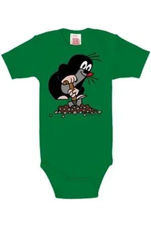 LOGOSHIRT Body mit Der kleine Maulwurf-Aufdruck grün 50/56