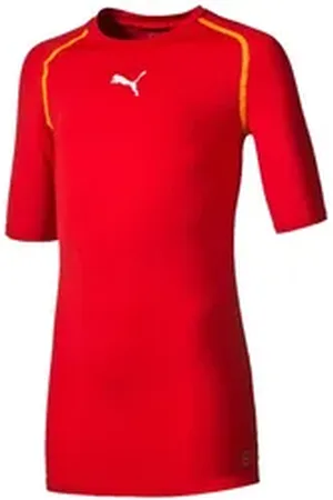 PUMA Funktionsshirt TB Shortsleeve Shirt Kids Underwear - Shirts Atmungsaktivität rot 116