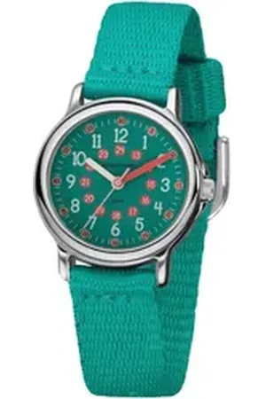 JACQUES FAREL Quarzuhr KCF 067, Armbanduhr, Kinderuhr, ideal auch als Geschenk grün