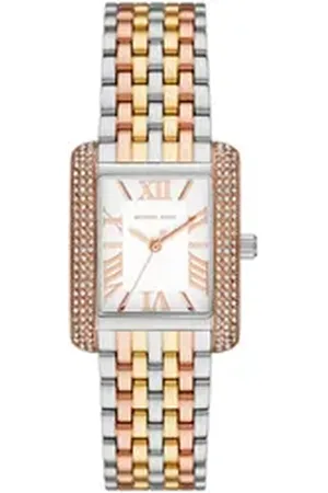 Michael Kors Quarzuhr EMERY MK4744, Armbanduhr, Damenuhr, analog, Edelstahlarmband silberfarben