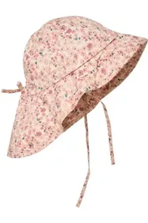 EN FANT Fischerhut Sun hat w. string rot 6-12 Monate