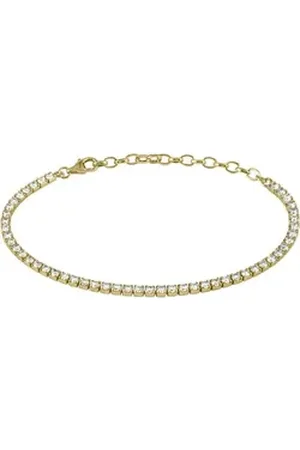 Jacques Lemans Armband Damen-Armband 925er Silber 51 Topas goldfarben