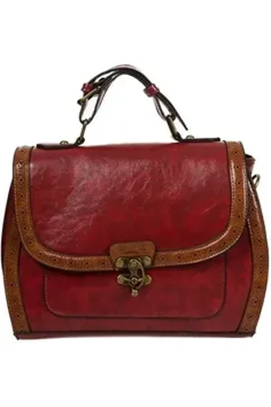 Banned Retro Schultertasche Stevie Rot, Verstellbarer Schultergurt rot