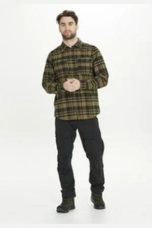Whistler Fleeceshirt Flannel (1-tlg) aus atmungsaktivem Funktionsmaterial grün XL