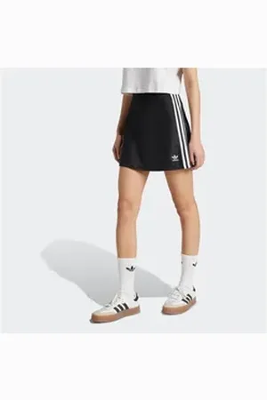 adidas Originals Sweatrock 3S MINI SKIRT schwarz L