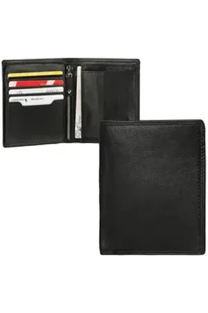 Alassio ® Geldbörse RFID, Herrenbörse, Lederbörse, RFID-Schutz schwarz
