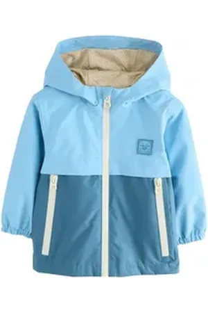 Next Kurzmantel Wasserabweisender, langer Anorak (1-tlg) blau 74-80 (9-12 Mon.)