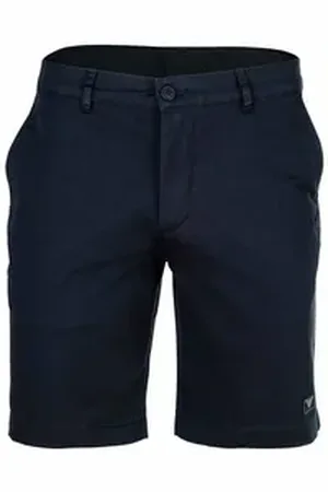 Emporio Armani Bermudas Herren Bermuda-Shorts Baumwolle SATIN LABEL blau 2XL