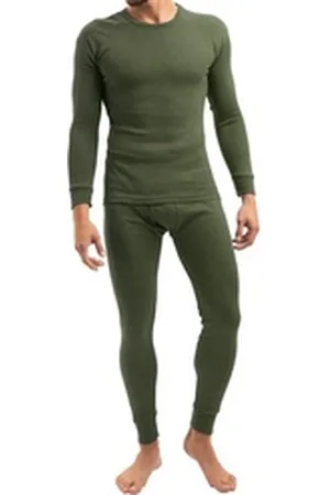 MT Thermohose Herren Ski- & Thermowäsche Set - Lange Unterwäsche grün L