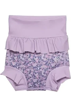 Color Kids Badeshorts Trunks with Frills AOP lila 92 - ca. 2 Jahre