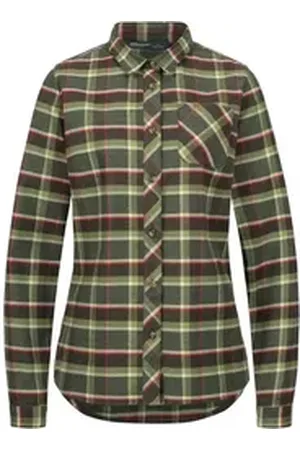 Blaser Langarmbluse Bluse Charlotte grün|rot 34