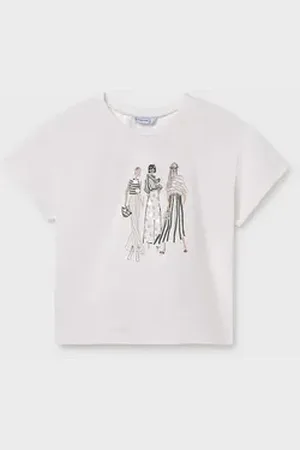 Mayoral T-Shirt T-Shirt mit Nieten & Rückengrafik – Teenager Mädchen (603092) 164