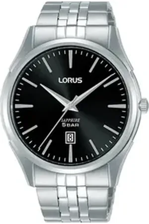 Lorus Quarzuhr RH945NX9, Armbanduhr, Herrenuhr, Datum, Edelstahlarmband, Saphirglas silberfarben