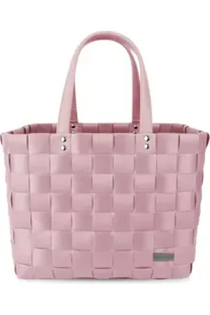 Normani Einkaufskorb Einkaufskorb mit PU-Henkeln, 20 l, pflegeleichtes Material lila