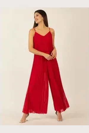 Apart Jumpsuit in 2in1 Optik rot 34