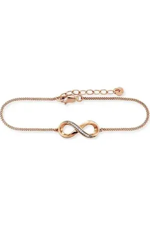 CAÏ CAÏ Silberarmband Caï Damen-Armband 925er Silber 13 Farbstein, Trendig rosa