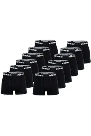 Ellesse Boxer Jungen Boxershort 12er Pack Baumwolle (Packung, 12er Pack) schwarz 128/134