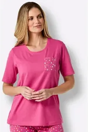 WITT WEIDEN Schlafanzug Schlafanzug-Shirt rosa 44/46