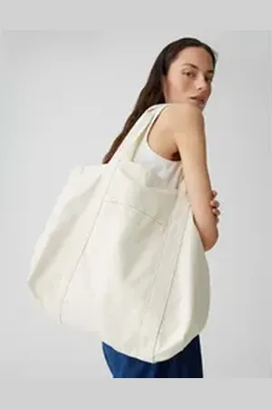 Opus Shopper APARISA aus festem Cotton Canvas beige