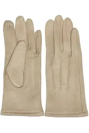 CASPAR Strickhandschuhe GLV014 klassisch elegante uni Damen Handschuhe mit 3 Nähten beige