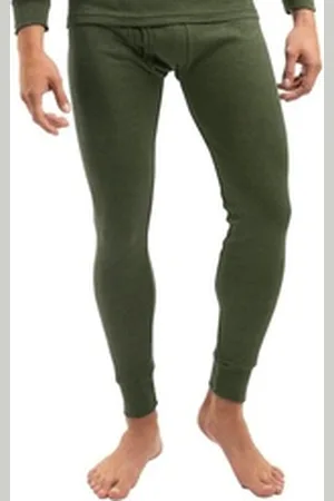 MT Funktionshose Herren Ski- und Thermounterhose Winter Unterhose grün XL