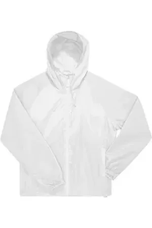 B & C B&C Windbreaker Regenjacke und Windjacke aus Recycelter Polyester weiß M