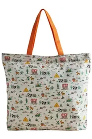 Cath Kidston Einkaufsbeutel Große Miffy Rodeo Falt-Einkaufstasche beige