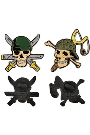 Cinereplicas Actionfigur One Piece Ansteck-Pins 2er-Pack Zoro & Usopp