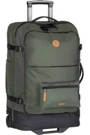 Cabaia Trolley Soft Suitcase Medium, 2 Rollen grün