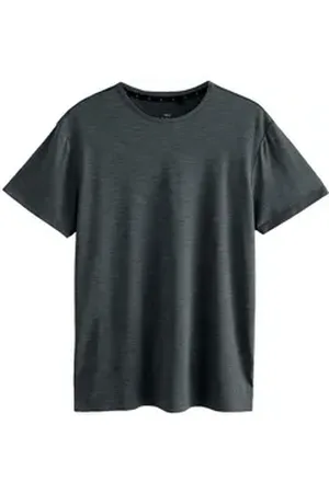 Next Trainingsshirt Sport-T-Shirt mit Netzstoff (1-tlg) grau M