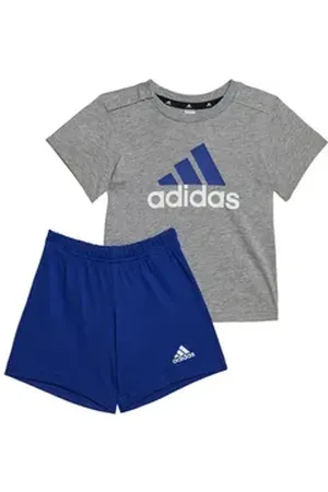 adidas Performance T-Shirt Baby Set Essentials Organic Cotton Set grau 74