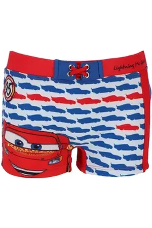 Disney Cars Badehose Schwimmhose – Bequeme & schnell trocknende Badeshorts für Jungen blau 4 Jahre