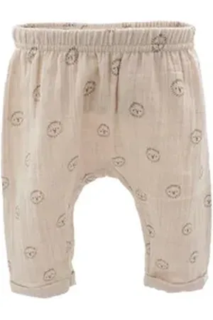 maximo Schlupfhose Unisex-Design mit Löwen- oder Regenbogenmotiv beige 74/80