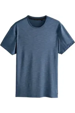 Next Trainingsshirt Sport-T-Shirt mit Netzstoff (1-tlg) blau 5XL