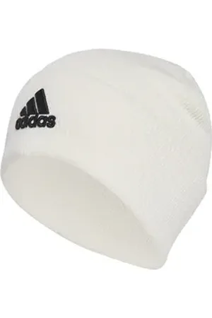 adidas Performance Fleecemütze Mütze Logo Beanie Cuf weiß Damen