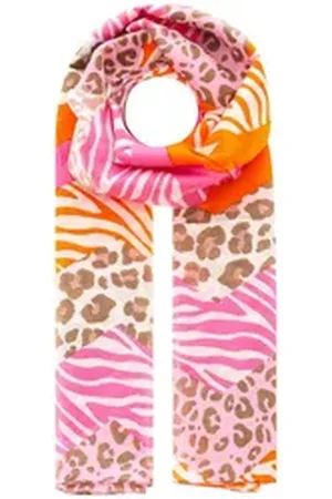 ZWILLING Sherz Modeschal "Leo Zebra Zickzack", mit besonderem farbenfrohem Muster bunt
