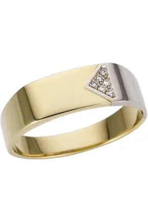 Firetti Goldring Schmuck Geschenk Gold 333 Herrenring Goldring, mit Brillanten gelb|goldfarben 19