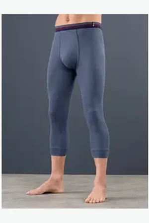WITT WEIDEN Lange Unterhose Hose 3/4-lang (2-St) blau 6