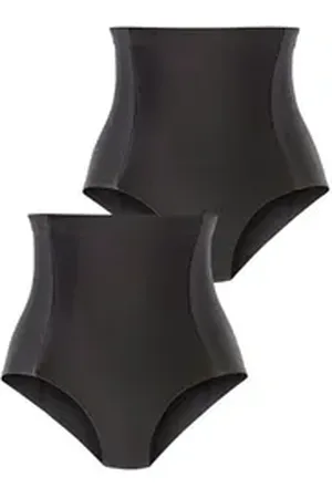 Petite Fleur Taillenshaper aus elastischer Baumwoll-Qualität, Shape wear, Shaping Slip schwarz 40/42