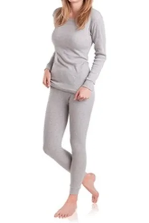 MT Thermohose Damen Ski- & Thermowäsche Set - Thermo Unterwäscheset grau M