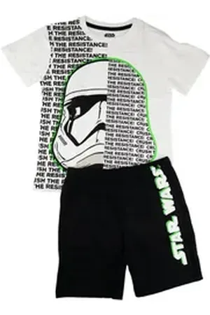 Disney Pyjama Star Wars Stormtrooper Jugend Jungen Pyjama (Set) Gr. 134 bis 164, 100% Baumwolle weiß 164