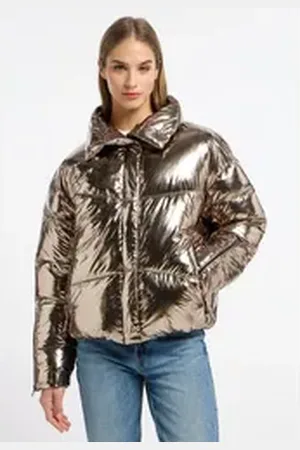 Frieda & Freddies Outdoorjacke Thermolite Jacket mit Reißverschluss goldfarben 42