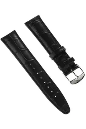 Lotus Uhrenarmband Herren Uhrenarmband 21mm, Herren Uhrenarmband, Lederarmband schwarz, Elegant schwarz