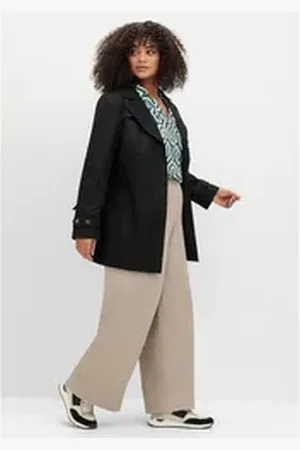 Sheego Stretch-Hose Große Größen im Chino-Stil, aus leichtem Twill beige 52